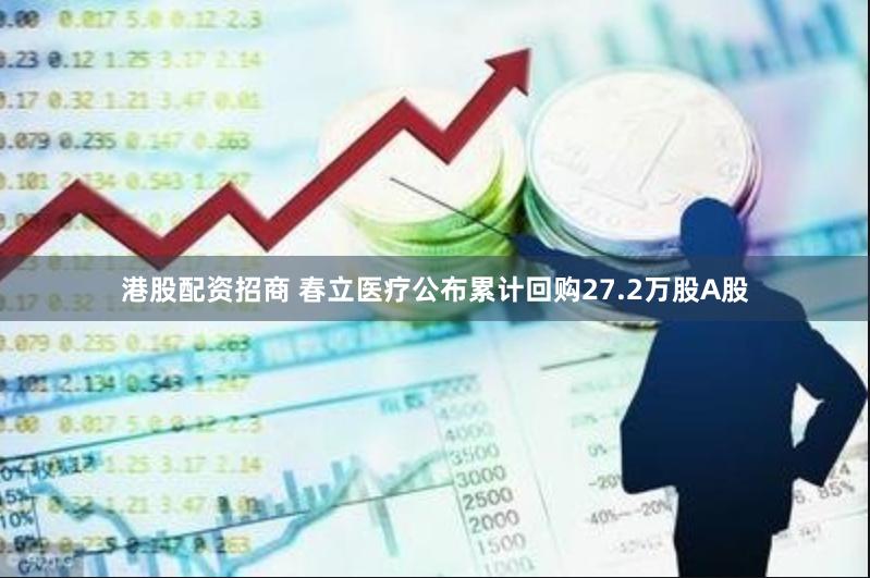 港股配资招商 春立医疗公布累计回购27.2万股A股